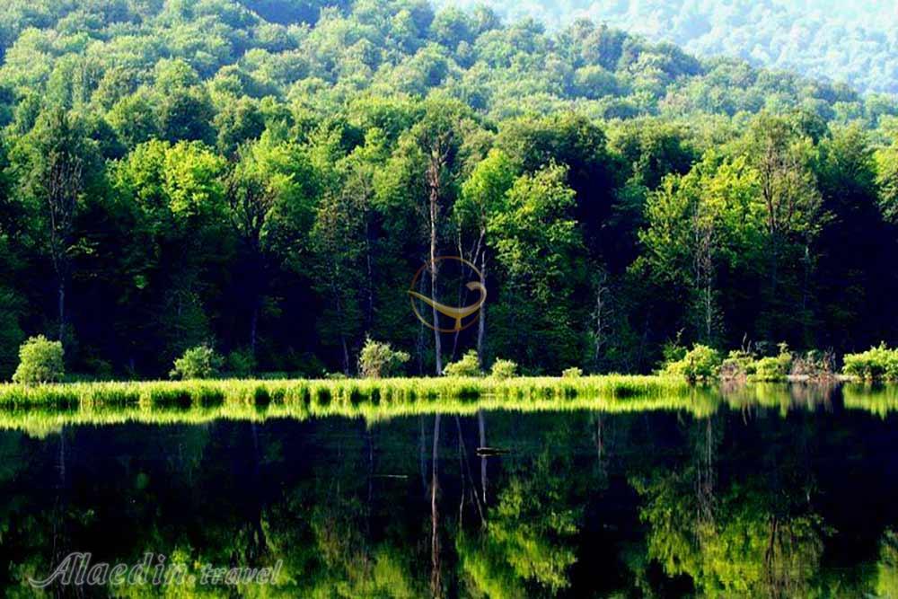 دریاچه الندان در ساری | علاءالدین تراول