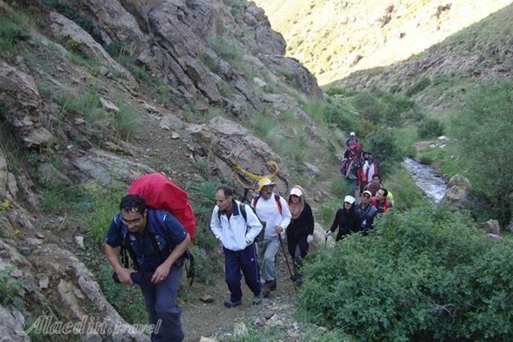 آبشار چوب بست ساوجبلاغ | علاءالدین تراول