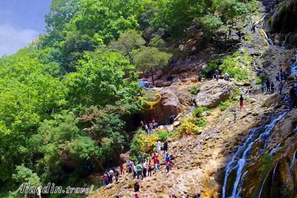 آبشار مارگون سپیدان | علاءالدین تراول