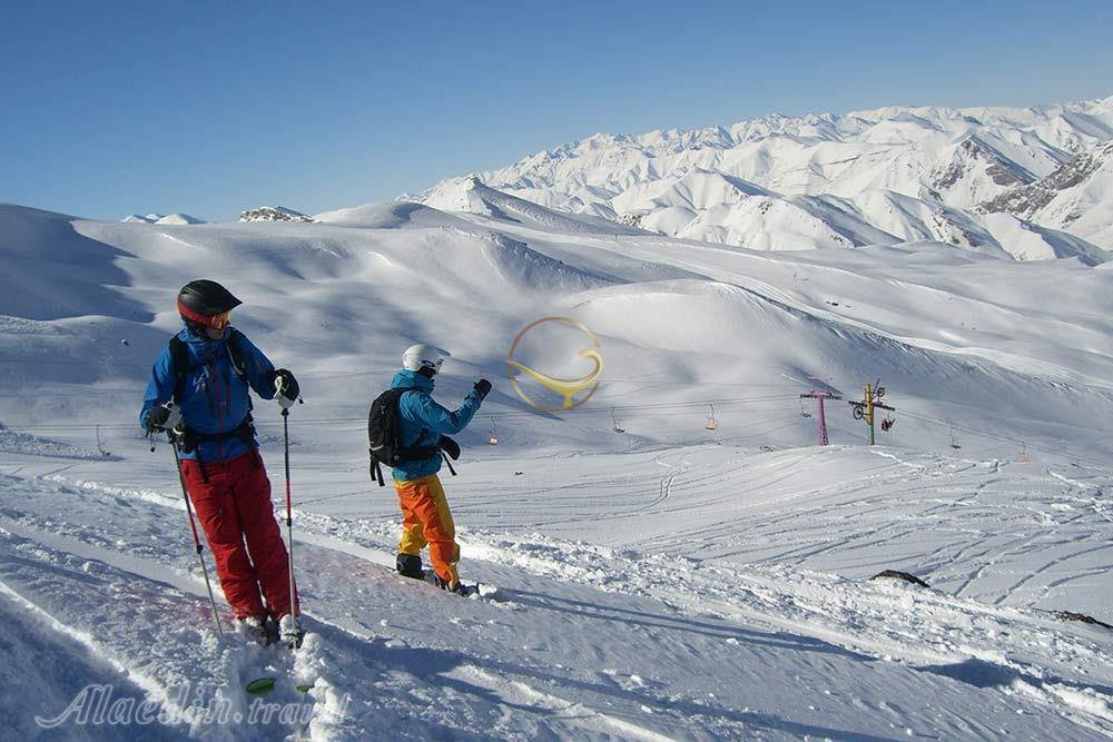 پیست اسکی پولادکف در سپیدان | علاءالدین تراول