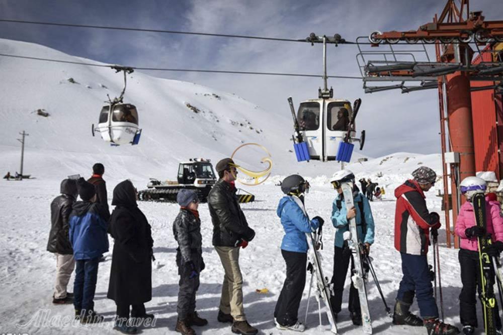 پیست اسکی پولادکف در سپیدان | علاءالدین تراول