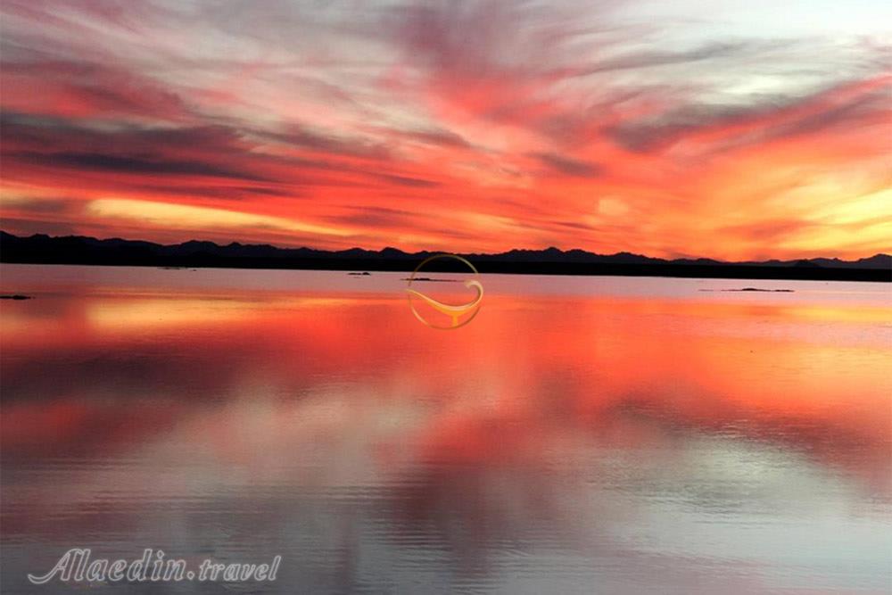 دریاچه مخرگه در شهر بابک | علاءالدین تراول