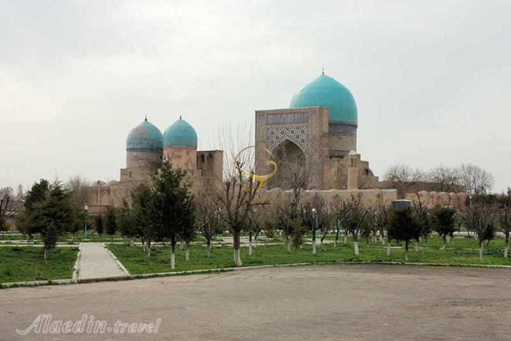 مسجد کوک گومباز در شهر سبز | علاءالدین تراول