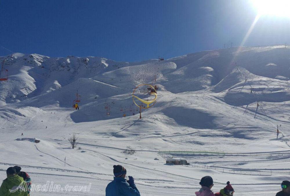 پیست اسکی شمشک تهران | علاءالدین تراول