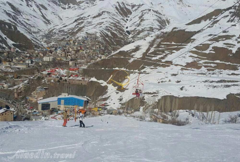 پیست اسکی شمشک تهران | علاءالدین تراول