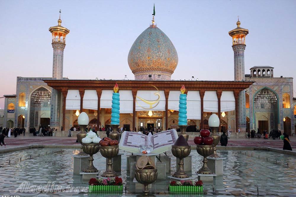 حرم مطهر شاه چراغ در شیراز | علاءالدین تراول