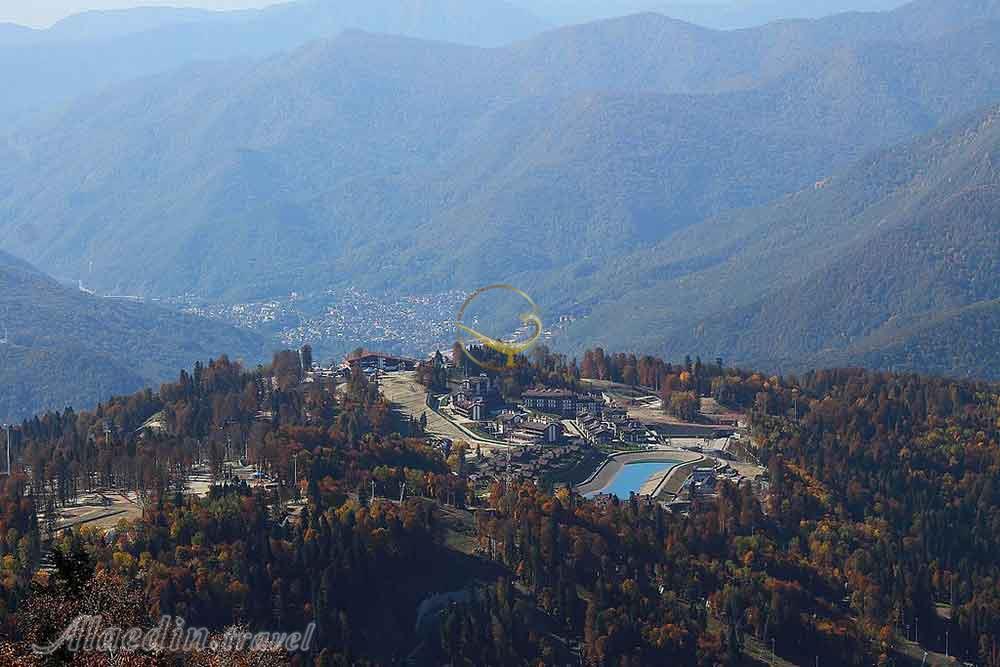 کوه کراسنایا پولیانا سوچی روسیه | علاءالدین تراول