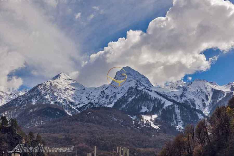 کوه کراسنایا پولیانا سوچی روسیه