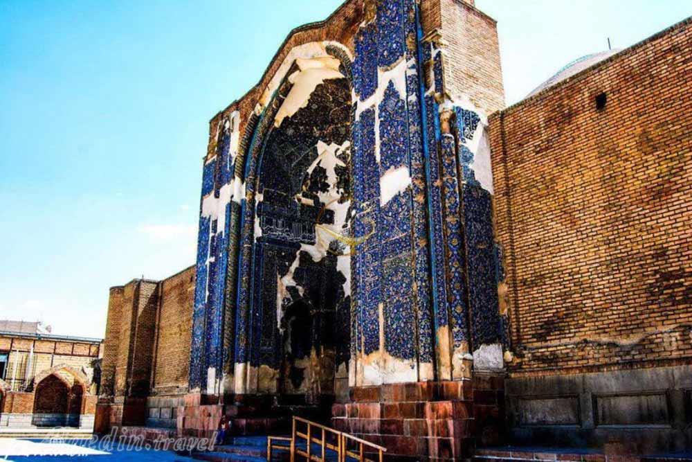 نمای بیرونی مسجد کبود تبریز | علاءالدین تراول