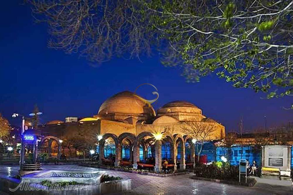 نمای شب مسجد کبود تبریز | علاءالدین تراول