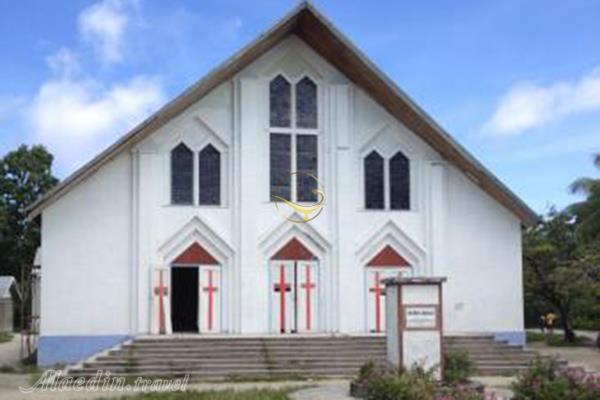 کلیسای قلب مقدس در جزیره تاراوا - کیریباتی | علاءالدین تراول