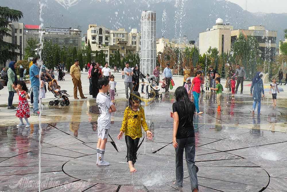 پارک آب و آتش تهران | علاءالدین تراول