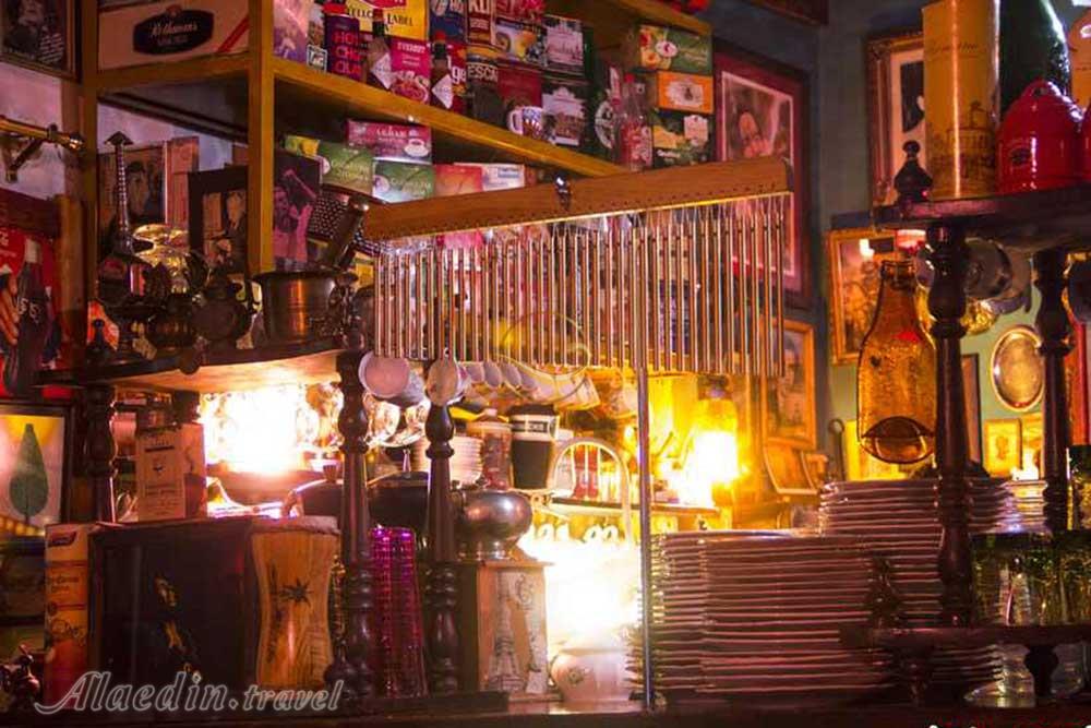 کافه رستوران گل ضیائیه تهران | علاءالدین تراول