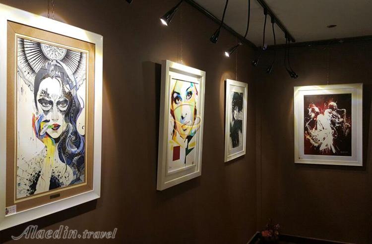 نمایشگاه آثار هنری ایران مال - تهران | علاءالدین تراول