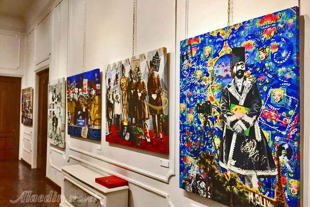 هنرهای زیبا در کاخ سعدآباد تهران | علاءالدین تراول