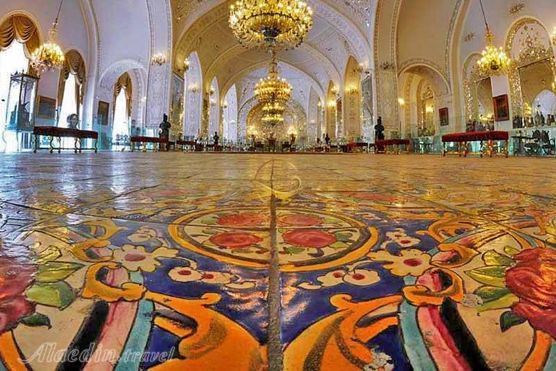 تالار سلام (تالار تاجگذاری) کاخ گلستان در تهران | علاءالدین تراول