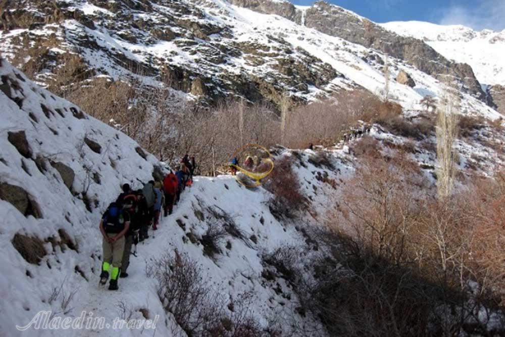 آبشار سنگان تهران | علاءالدین تراول