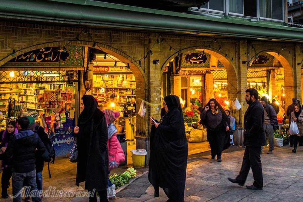 بازار تجریش تهران | علاءالدین تراول