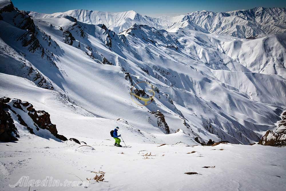 پیست اسکی توچال تهران | علاءالدین تراول