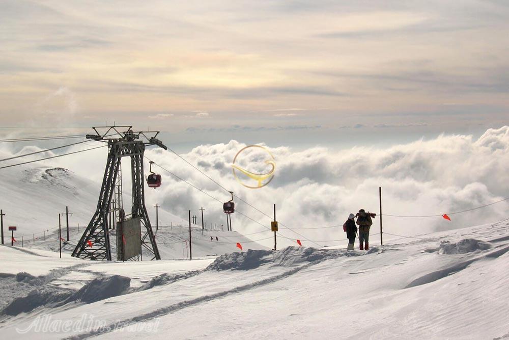 پیست اسکی توچال تهران | علاءالدین تراول