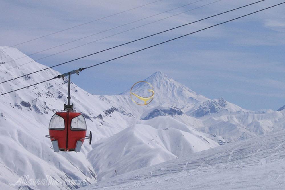 پیست اسکی توچال تهران | علاءالدین تراول