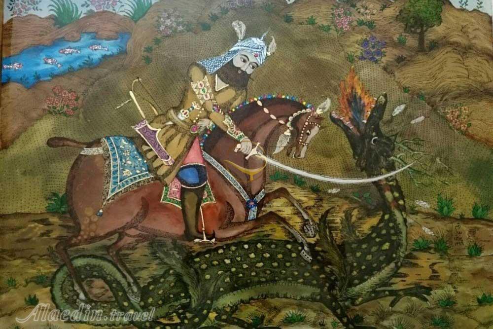 موزه نقاشی پشت شیشه تهران | علاءالدین تراول