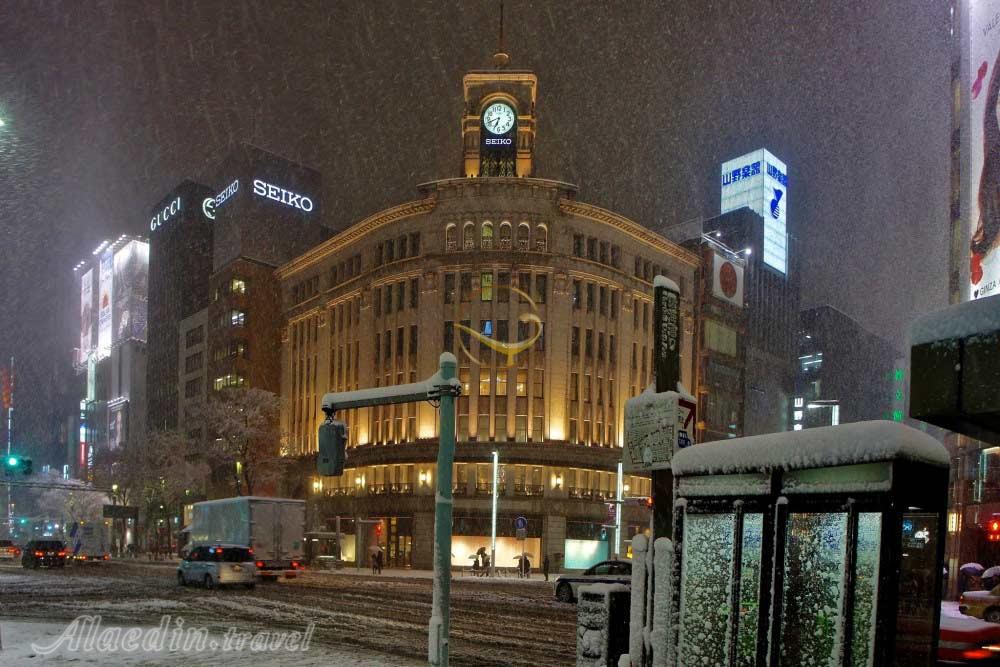 خیابان گینزا در توکیو - ژاپن | علاءالدین تراول