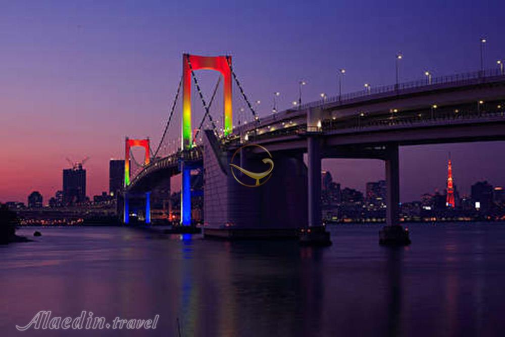 پل رنگین کمان توکیو - ژاپن | علاءالدین تراول