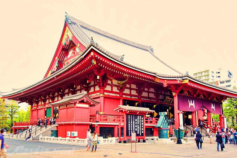 معبد سنسوجی توکیو - ژاپن | علاءالدین تراول