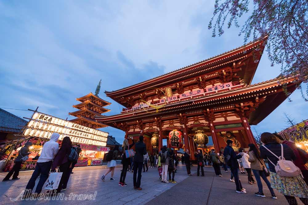 معبد سنسوجی توکیو - ژاپن | علاءالدین تراول