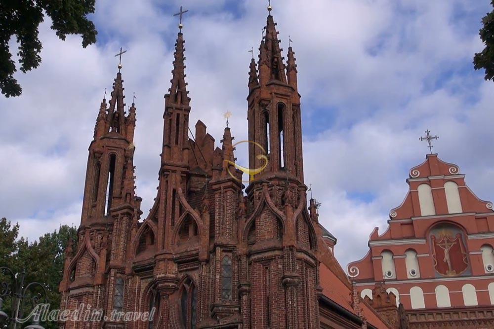 کلیسای سنت آن در ویلنیوس - لیتوانی | علاءالدین تراول