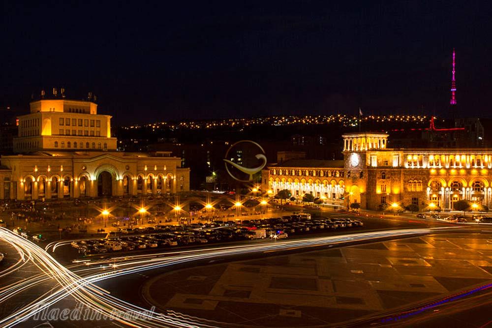 میدان جمهوری ایروان ارمنستان | علاءالدین تراول