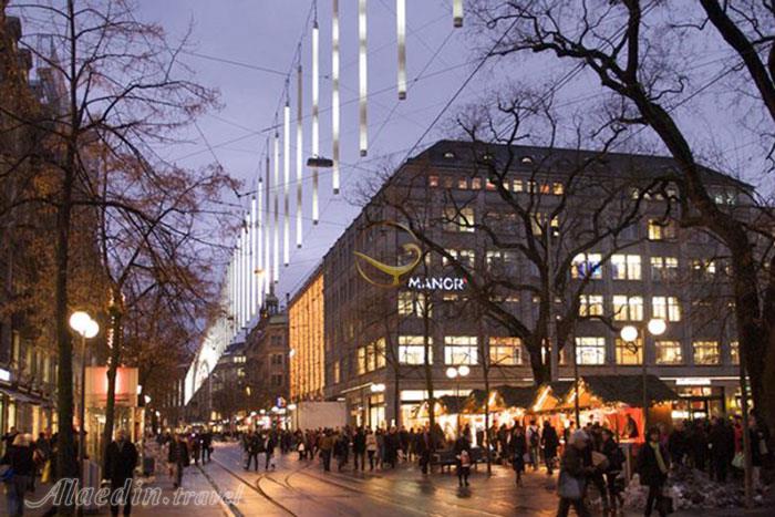 خیابان بانهوف زوریخ - سوئیس