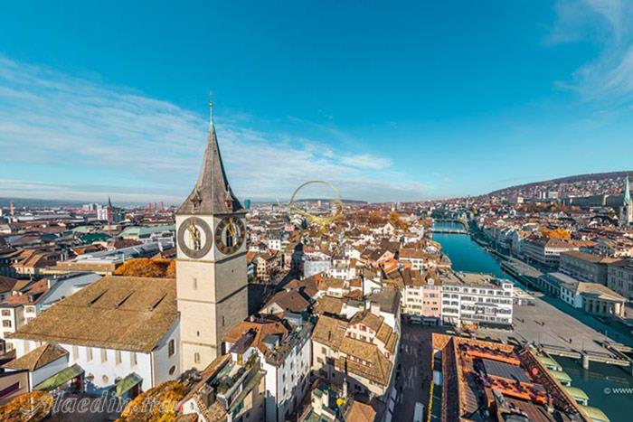 کلیسای سنت پیتر زوریخ - سوئیس