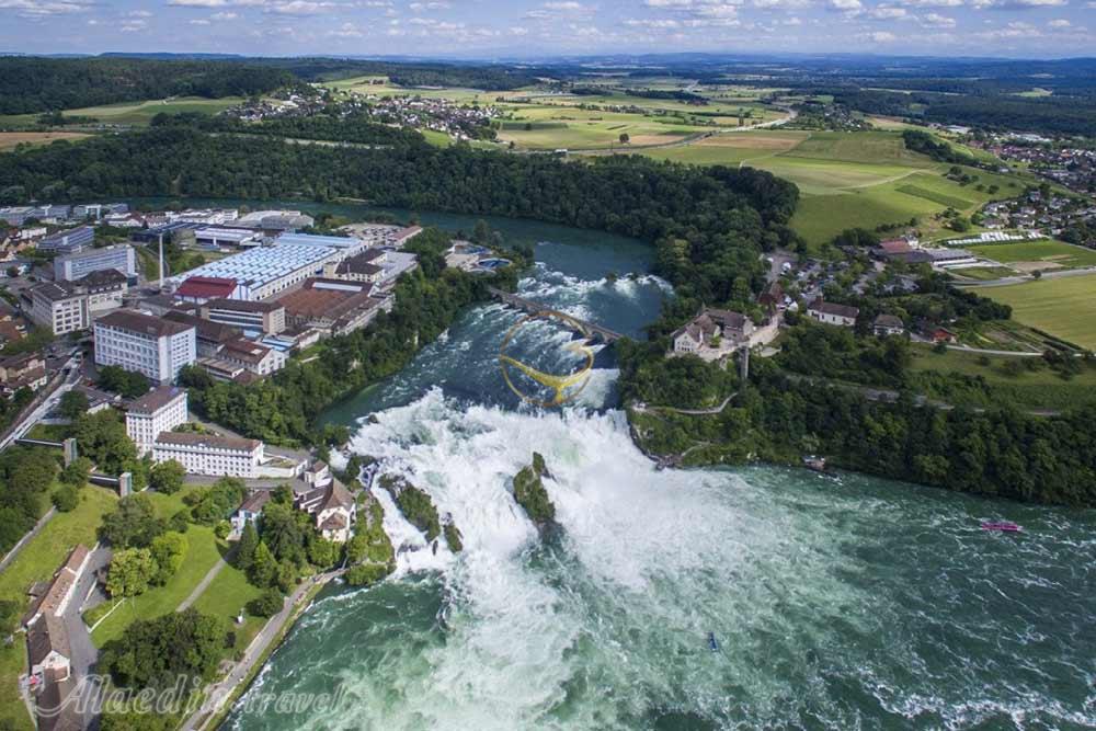 آبشارهای راین زوریخ - سوئیس | علاءالدین تراول