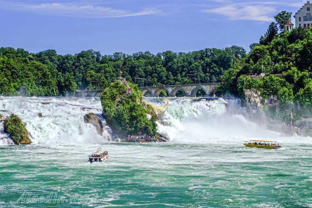 آبشارهای راین زوریخ - سوئیس | علاءالدین تراول