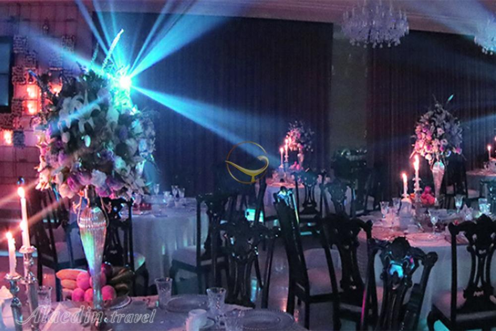 تالار رز آبی مجتمع قصر رز کرج | علاءالدین تراول