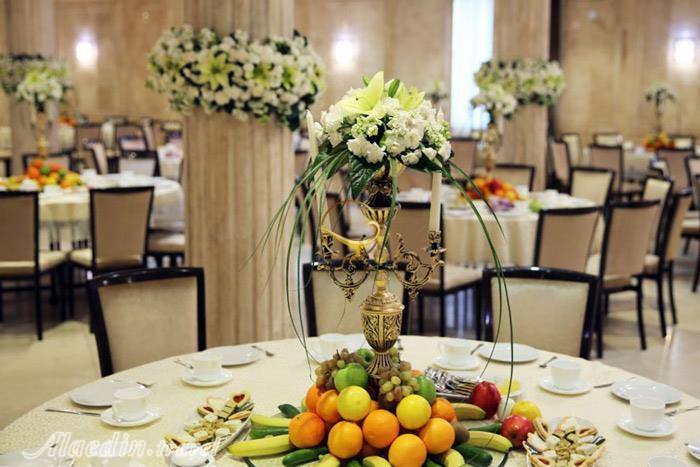 تشریفات سالن همکف باغ بهرامی کرمان