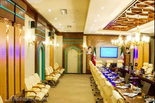 سالن کنفرانس اصلی هتل مدینه الرضا مشهد | علاءالدین تراول