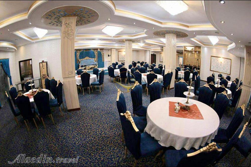 سالن های هتل پارسیا قم | علاءالدین تراول