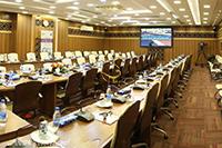 سالن مذاکرات یک مجموعه بین‌المللی صدا و سیما تهران