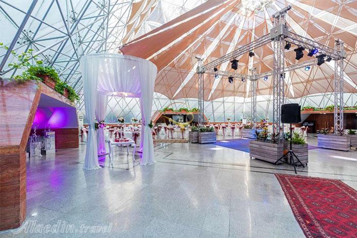 تالار آبگینه هتل المپیک تهران | علاءالدین تراول