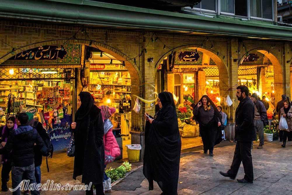 بازار تجریش تهران | علاءالدین تراول