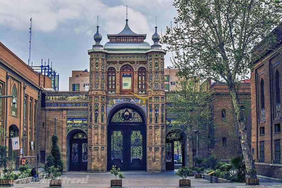 سردر باغ ملی تهران | علاءالدین تراول