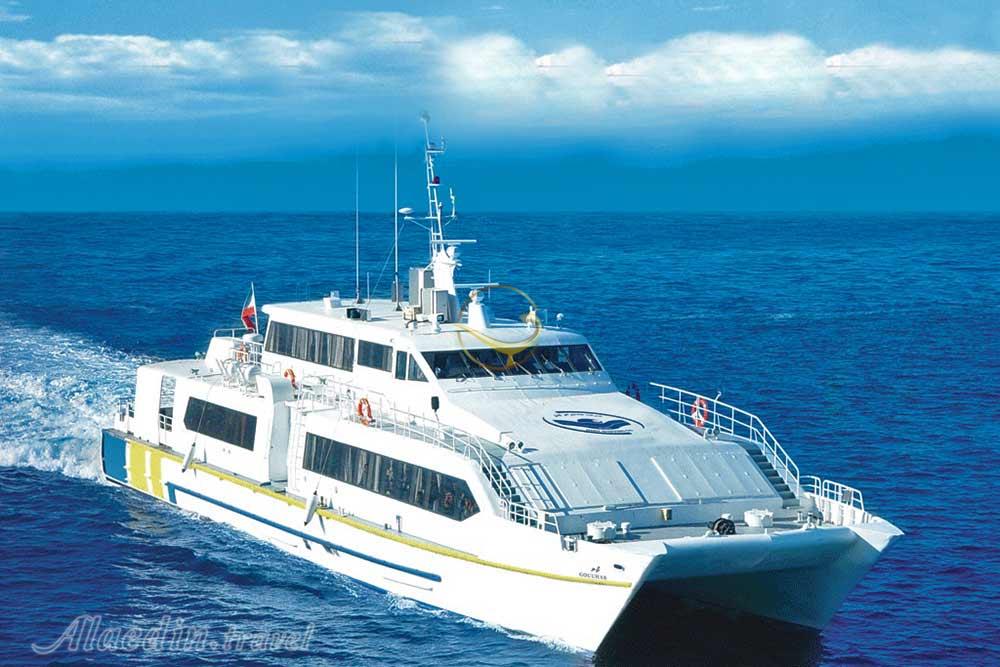 کشتی تفریحی - تور کیش ، مروارید خلیج فارس | علاءالدین تراول