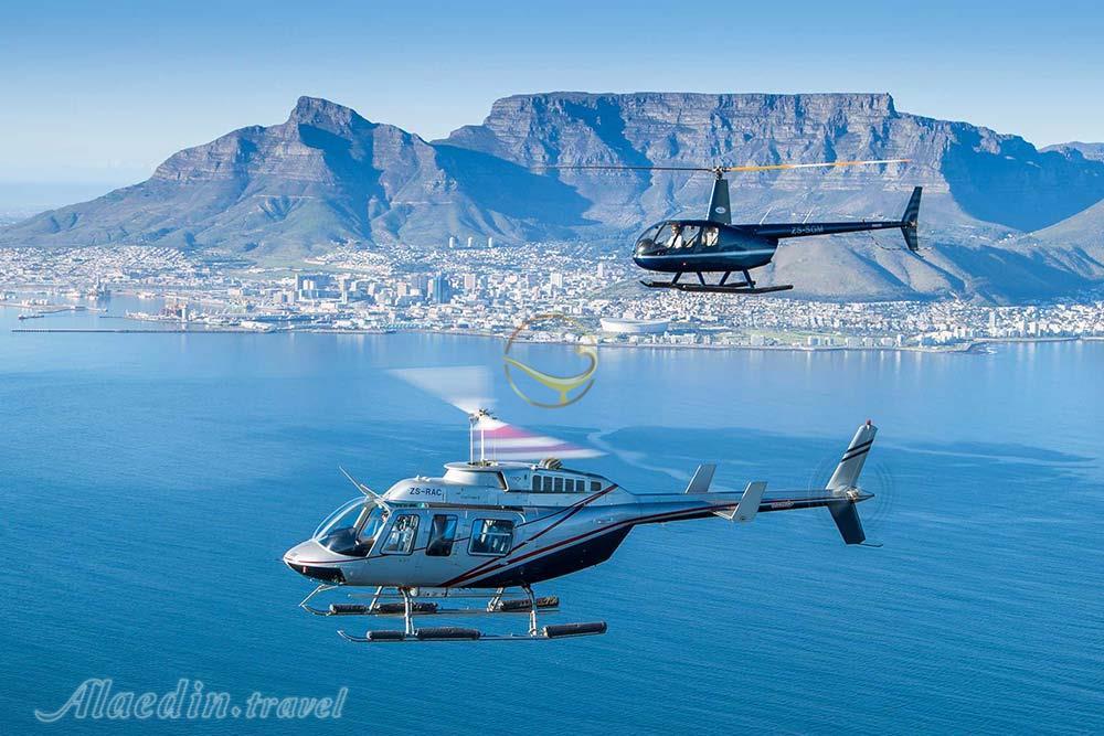 تورهای هلیکوپتر در شهر کیپ تاون | علاءالدین تراول