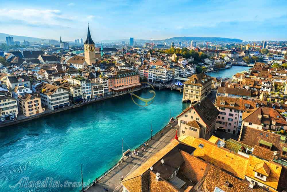 چشم‌اندازی زیبا در زوریخ | علاءالدین تراول