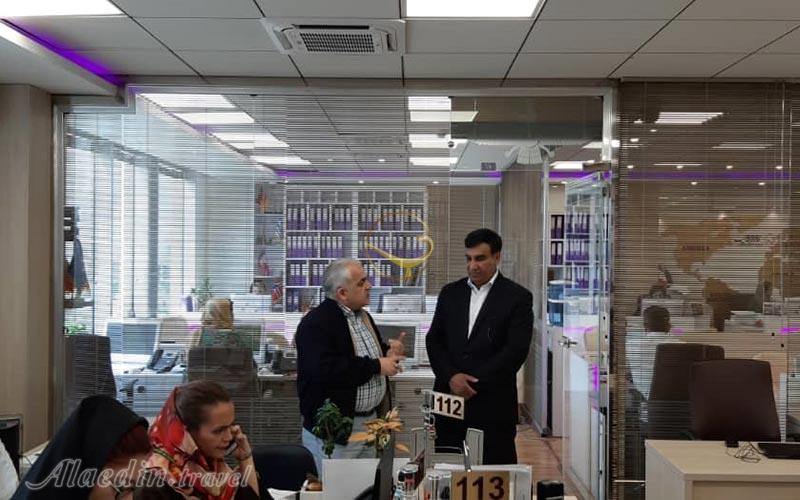 حضور دکتر برومند، مدیر کل میراث فرهنگی، صنایع دستی و گردشگری استان هرمزگان در علاءالدین تراول