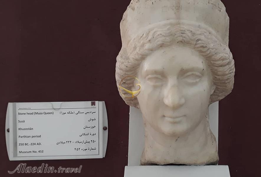 ملکه ی موزا در موزه ایران باستان 