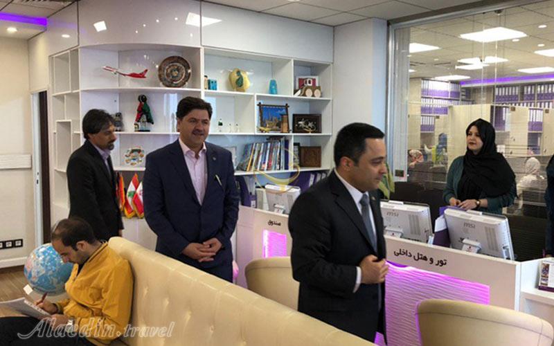دیدار شهردار کرمان از شرکت دانش بنیان سفرهای علاءالدین